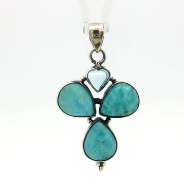 Zonder minimumprijs - Hanger Zilver - 10.35ct. tw. Gemengde