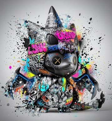 Moabit - Poncho Pikachu X Urban Lifestyle AI assisted