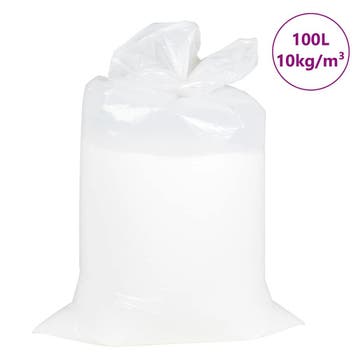 vidaXL Zitzakvulling EPS 100 L wit 10 kg/m³, Verzenden, Nieuw