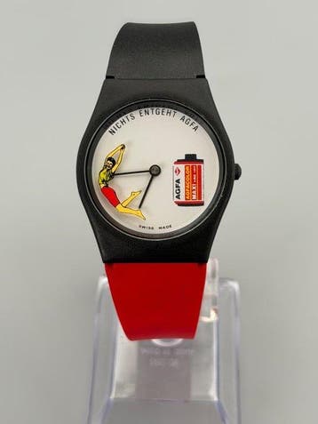 Agfa Agfacolor MAXI KRG 100 – Ultra-Rare Animated Disc Watch, Nieuw