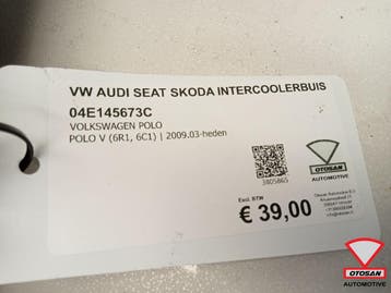 VW Audi Seat Skoda Intercoolerbuis Laadluchtbuis 04E145673C, Ophalen, Gebruikt, Volkswagen