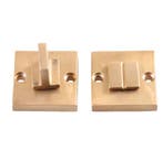 Toiletgarnituur Jolie vierkant 42 mm antiek goud, Doe-het-zelf en Verbouw, Deuren en Horren, Verzenden, Nieuw