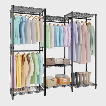 Robuuste Kledingrek & Garderobe Organizer - Verstelbaar en M, Verzenden, Nieuw