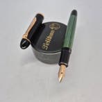 Pelikan - 140 - 14k solid gold nib (M) - Green striated -, Nieuw