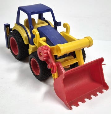 Vintage Wader tractor met voorlader, gemaakt in Duitsland, Verzenden, Gebruikt