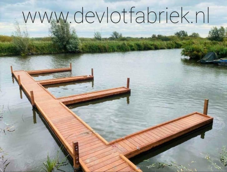 vlonder, drijvende steigers, jol, vlot,terras,€185 per m2, Watersport en Boten, Overige Watersport en Boten, Nieuw