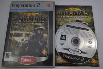 Socom 3 - U.S. Navy Seals - Platinum (PS2 PAL), Verzenden, Zo goed als nieuw, Online