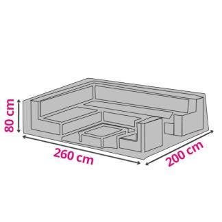 Loungesethoes (260 x 200 x 80 cm, PP), Verzenden, Nieuw