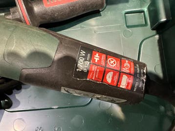 Metabo WEPBA 17-125 QUICK DS Haakse slijper Nr.113, Ophalen of Verzenden, Gebruikt