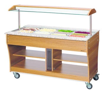 Buffetwagen | Warm | 4x 1/1 GN | 230V | 1490x880x1370(h)mm, Verzenden, Nieuw in verpakking