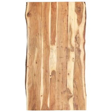 vidaXL Tafelblad 118x(50-60)x3,8 cm massief acaciahout, Verzenden, Nieuw