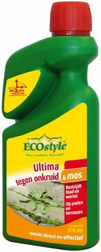 ECOstyle Ultima tegen onkruid & mos 510 ml concentraat, Verzenden