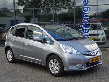 Honda Jazz 1.4 I-vtec Elegance Automaat Panodak Clima LM PDC, Dealer onderhouden, Stof, Traction-control, Met garantie (alle)