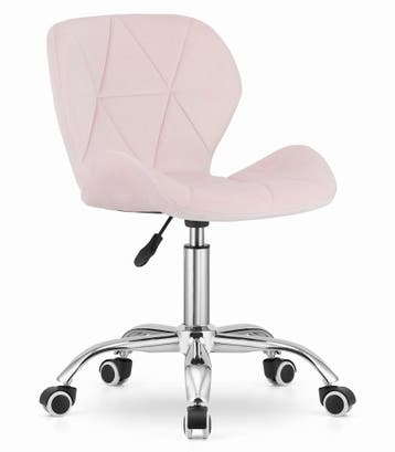 Bureaustoel AVOLA | Ergonomisch Velvet Roze | Nieuw | Sch..., Huis en Inrichting, Bureaustoelen, Nieuw, Ophalen of Verzenden, Roze