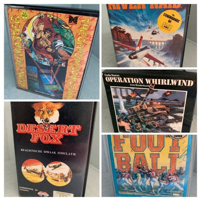 Commodore - CMD 64/128 - Exclusieve Commodore Games (Kung-Fu, Spelcomputers en Games, Spelcomputers | Overige Accessoires