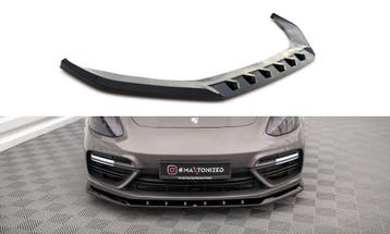 Voorspoiler V.1 Porsche Panamera E-Hybrid 971 Maxton Glans, Ophalen of Verzenden, Nieuw