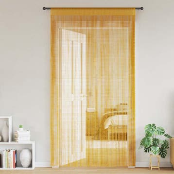 vidaXL Koordgordijnen 2 st 140x250 cm goudkleurig, Verzenden, Nieuw