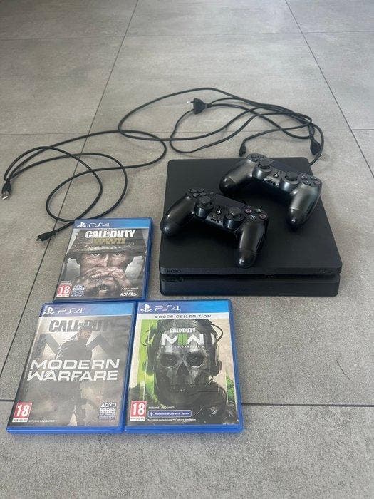 Sony - Playstation 4 (PS4) - Sony PlayStation 4 Slim – 500GB, Spelcomputers en Games, Spelcomputers | Overige Accessoires