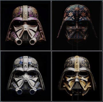 I_KONIQ - SET of 4 canvas - Dark Sides of Star Wars cm 50 x, Verzamelen, Nieuw