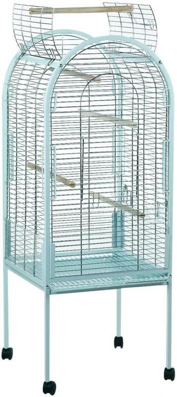 Papegaaienkooi Coco Wit – Grote vogelkooi met dakopening.., Dieren en Toebehoren, Vogels | Hokken en Kooien, Vogelkooi, Nieuw