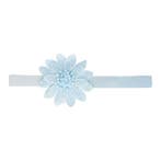 Haarband Bloem - Gehaakt 10cm - Pastel – Blauw, Nieuw