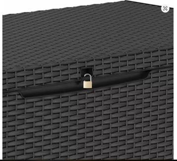 Tuinkist Capri 302L – Weerbestendige Opbergbox met Zitvlak, Tuin en Terras, Tuinmeubel-accessoires, Verzenden, Nieuw