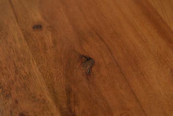 Massief houten salontafel MAMMUT 110 cm acaciaboomrand, Ophalen of Verzenden, Nieuw