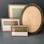1 St Ovale Fotolijst Fotohouder Hars Gouden Wanddecoratie Muurdecoratie Vintage Kaders Huisdecoratie Retro Fotolijstje Oude Barokke Displaystandaard Bureaublad