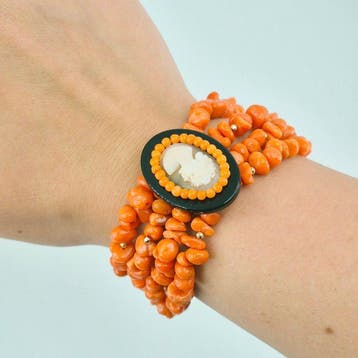 Koraal - Zilver, Verguld - Armband - CORALLO SCIACCA