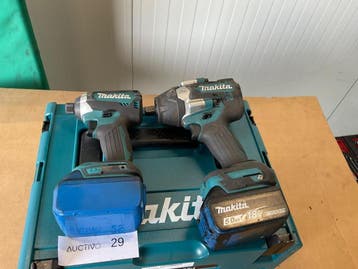 Online veiling: Makita, DTD153 + DTW701, 18V, Nieuw