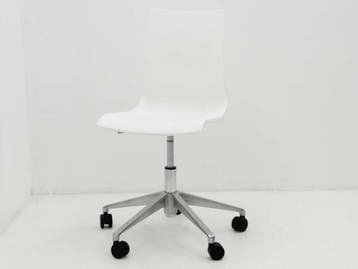Vergaderstoel Maxdesign Ricciolina 3530 kunststof kuip wit,, Ophalen of Verzenden, Gebruikt, Overige typen