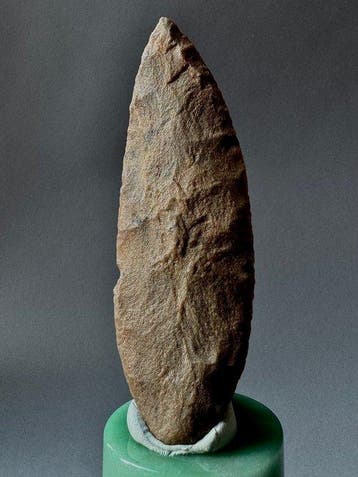 Prehistorie Silex Werktuig - 131 mm