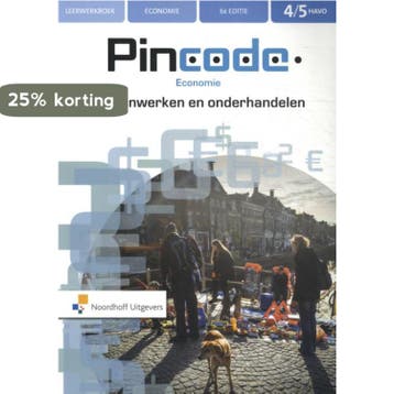 4/5 havo Samenwerken en onderhandelen / Pincode /, Verzenden, Zo goed als nieuw