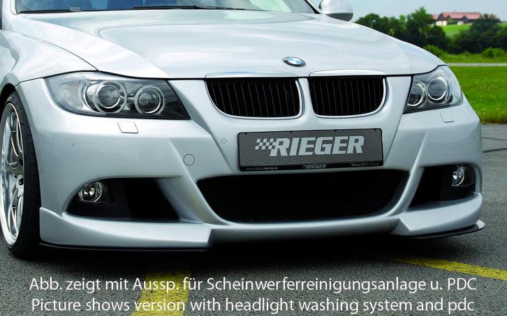Rieger voorbumper | 3-Serie E90: 03.05-08.08 (tot Facelift), Auto-onderdelen, Carrosserie en Plaatwerk, Nieuw, BMW, Verzenden