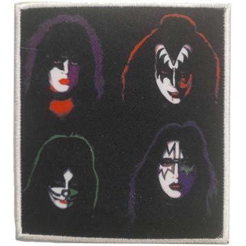 KISS - 4 Heads - patch officiële merchandise, Ophalen of Verzenden, Nieuw, Kleding
