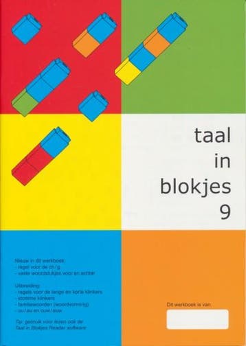 Taal in Blokjes werkschrift 9 nieuwste versie (per stuk), Verzenden, Nieuw