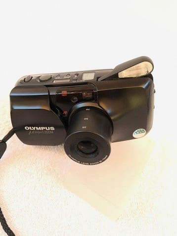 Olympus Mju zoom Analoge compactcamera, Audio, Tv en Foto, Fotocamera's Analoog, Nieuw
