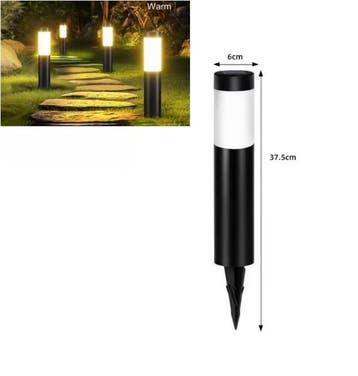 Solar RVS Padverlichting LED Tuinlamp voor Pad en Gazon, Verzenden, Nieuw