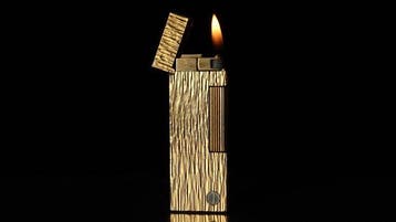 Dunill - Bark Pattern Rollagas Lighter - Zonder minimumprijs, Nieuw
