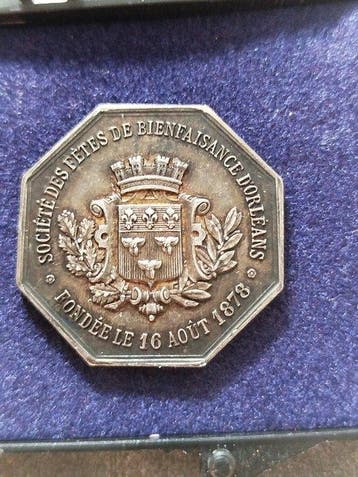 Frankrijk. Jeton en argent Société des fêtes de