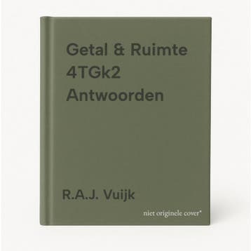 Getal & Ruimte 4TGk2 Antwoorden - R.A.J. Vuijk 9789011037922, Verzenden, Gelezen, R.A.J. Vuijk