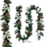 Guirlande met verlichting - Kerstslinger - Kerstversiering -, Huis en Inrichting, Woonaccessoires | Kransen, Verzenden, Zo goed als nieuw