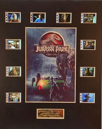 Jurassic Park - limited edition - Film Cell Display 35mm, Nieuw