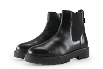 Manfield Chelsea boots in maat 38 Zwart, Verzenden, Zwart, Overige typen, Zo goed als nieuw