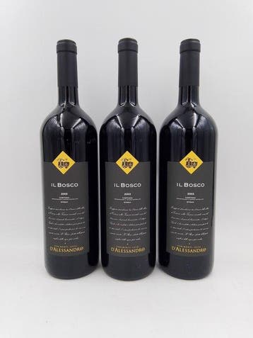 2003 Tenimenti D Alessandro, Il Bosco - Toscane - 3 Magnums, Nieuw