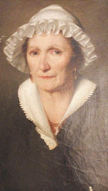 Scuola europea (XVIII-XIX) - Lady with a mop cap