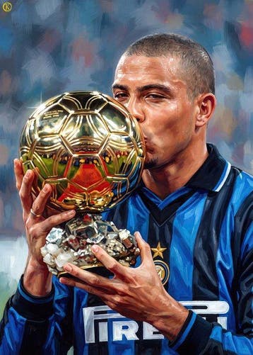 Kleury.art - [XL MATTE PAPER] El Fenómeno in San Siro by, Verzamelen, Nieuw