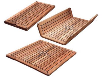 Los Teak Tafelblad Opklapbaar Wing, Ophalen of Verzenden, Nieuw