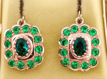 Zonder minimumprijs - Oorbellen - 9 kt. Roségoud, Zilver, Sieraden, Tassen en Uiterlijk, Oorbellen, Nieuw