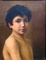 E. J. Hume (British, XIX) - Portrait Of A Young Boy